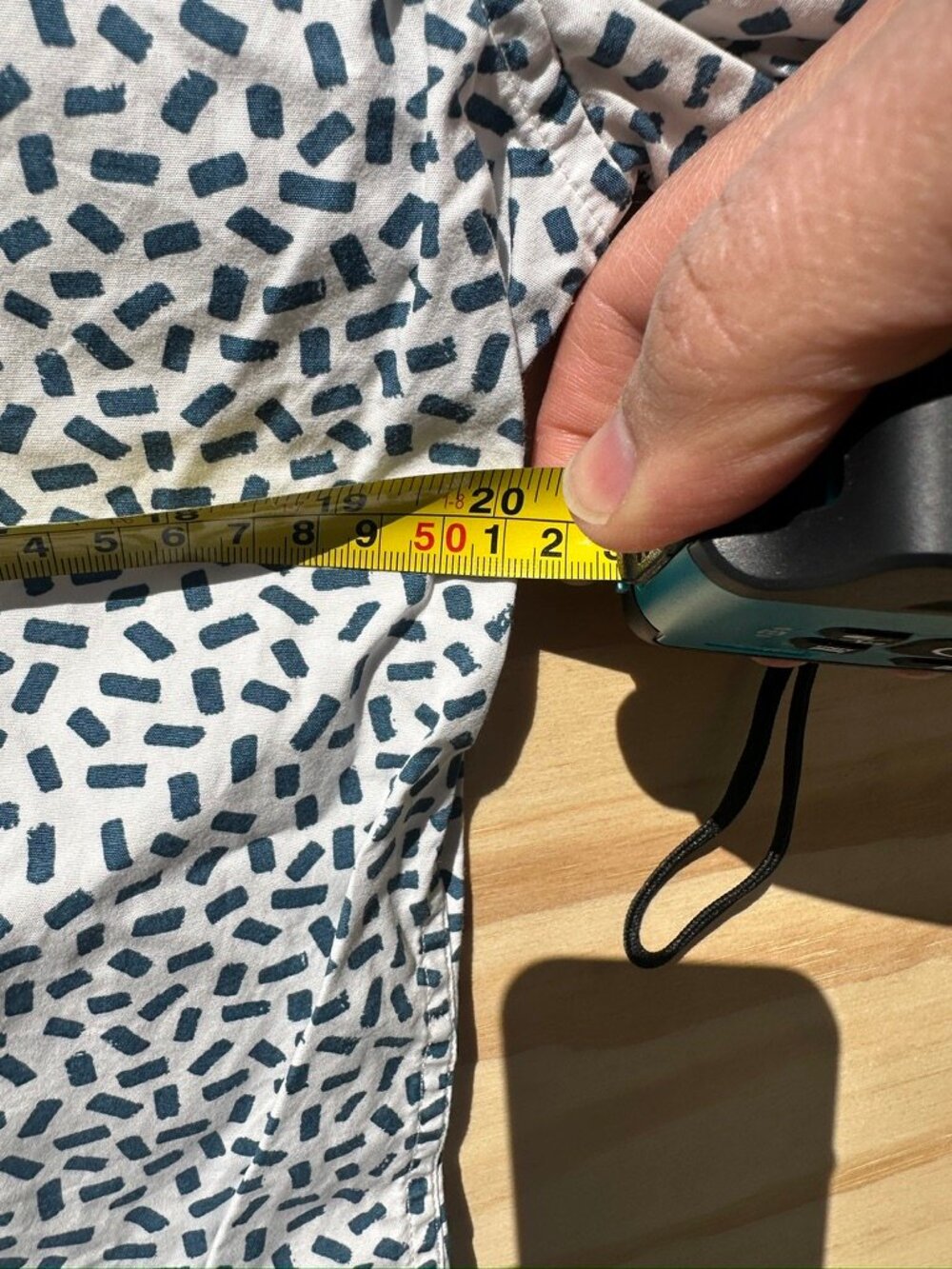 Taylor Stitch Short sleeve button down shirt size 42, 90s geometric pattern - Picture 4 of 6